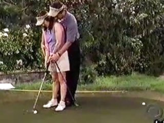 Sexy MILF Actress Patricia Heaton Playing Golf In a Hot Outfit