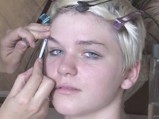 Beautiful Blonde Teen Claudia Downs Gets Ass Fucked and Facialized