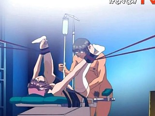 Poor hentai nurse gets tied up and humiliated