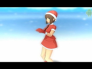 Izumi Sexy 3D Anime Xmas Android Live Wallpaper